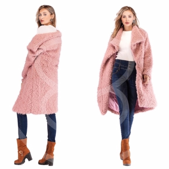 GABBY Softest Vegan Fur Long Coat    - Picture 3 of 3
